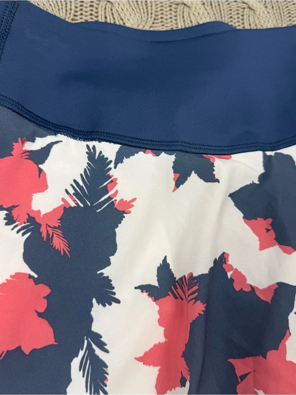 Puma Navy and Coral Floral Golf/Tennis Skort ~ XS